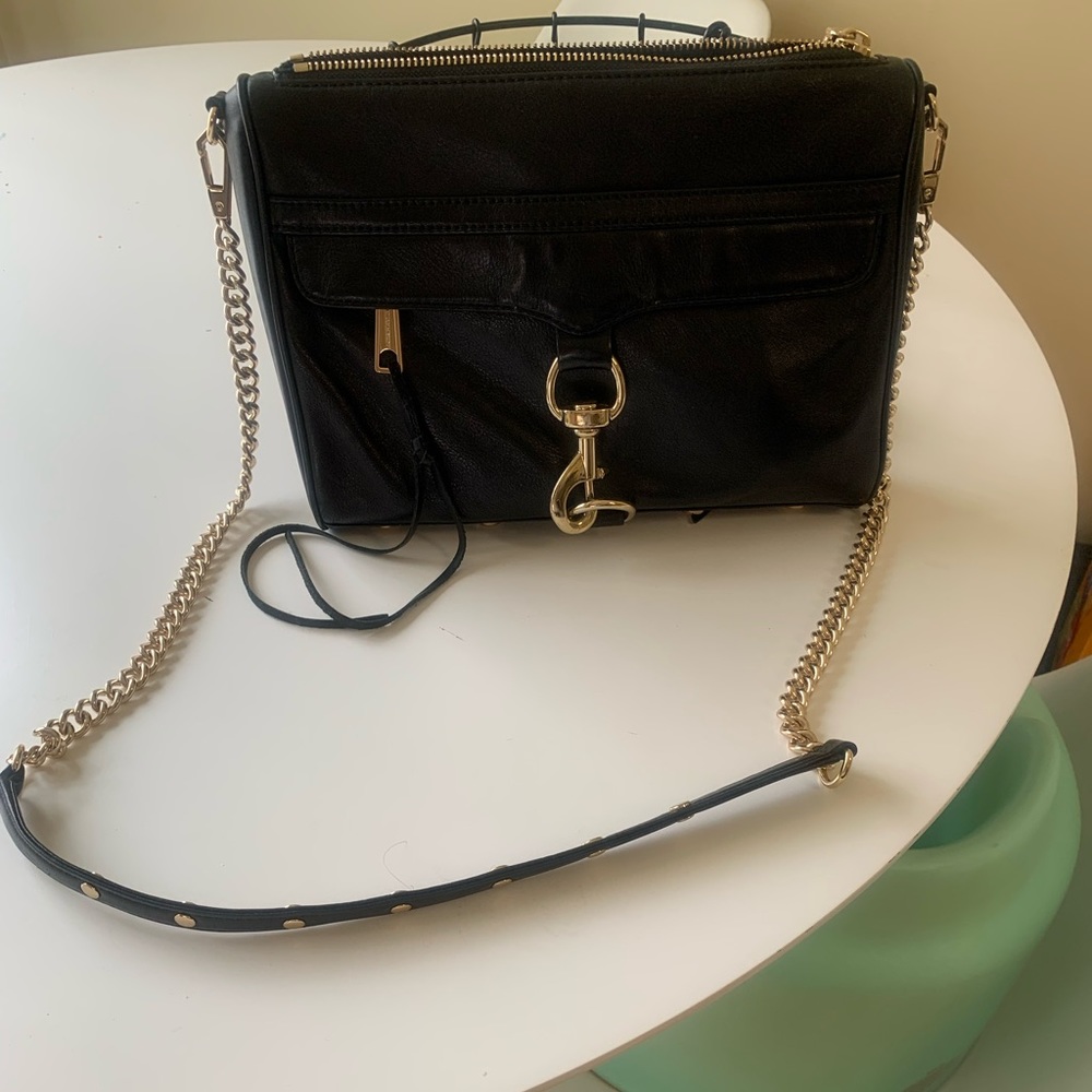 Rebecca Minkoff black crossbody purse